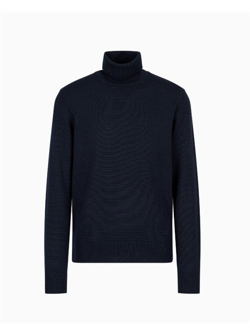 REGULAR FIT TURTLENECK EMPORIO ARMANI | 8N1MVB.1M67Z0922 BLU NAVY